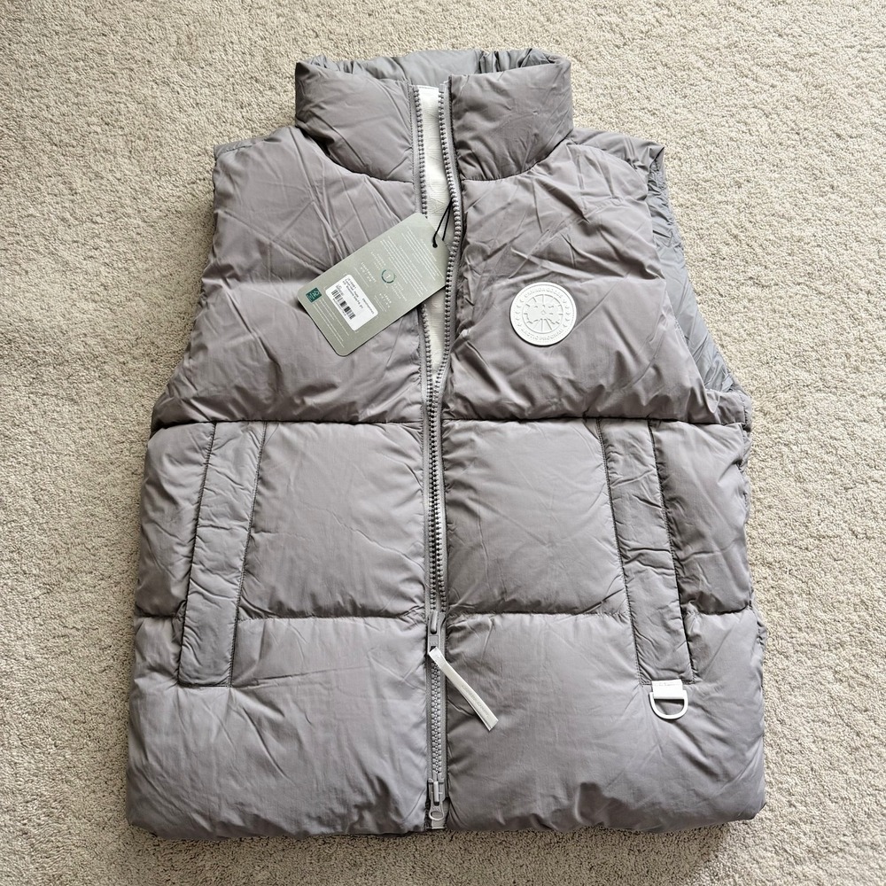 Canada Goose Vest Men Large Everett Vest Pastel Moonstone‎ Grey